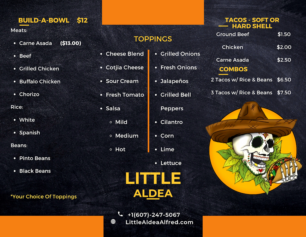 Little Aldea | restaurant | 56 N Main St, Alfred, NY 14802, USA | 6072475067 OR +1 607-247-5067