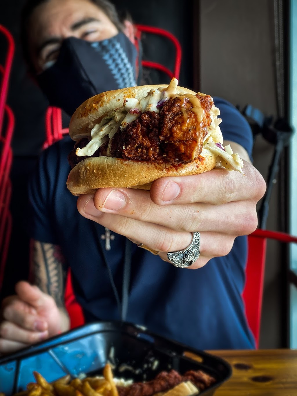 Angry Chickz - Nashville Hot Chicken | restaurant | 375 Saratoga Ave Suite H, San Jose, CA 95129, USA | 8004989836 OR +1 800-498-9836