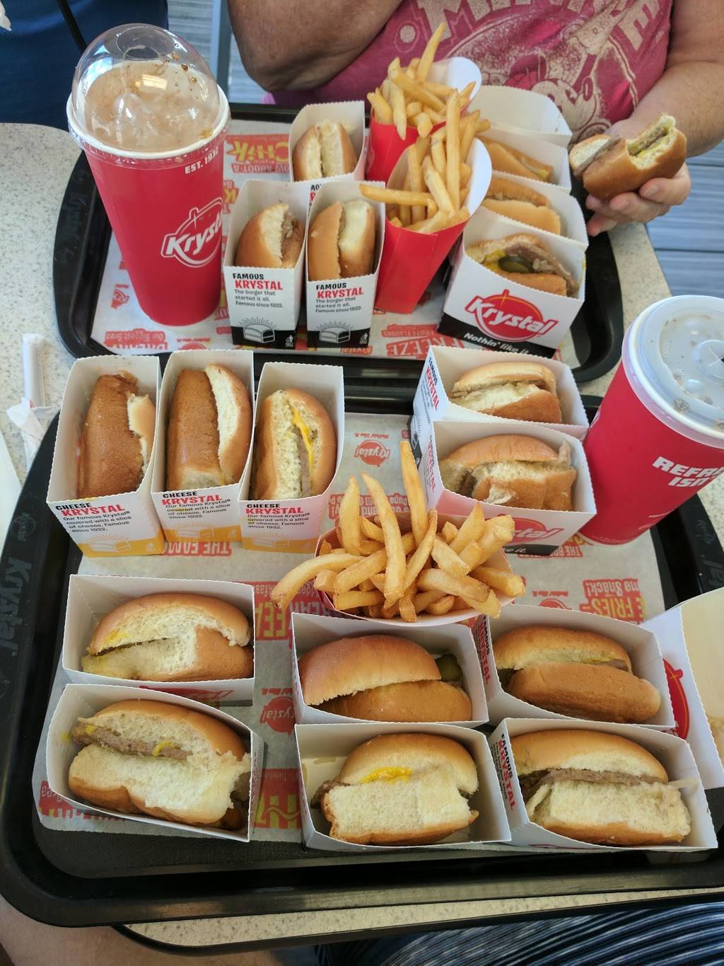 Krystal | restaurant | 2914 S Washington Ave, Titusville, FL 32780, USA | 3212674994 OR +1 321-267-4994