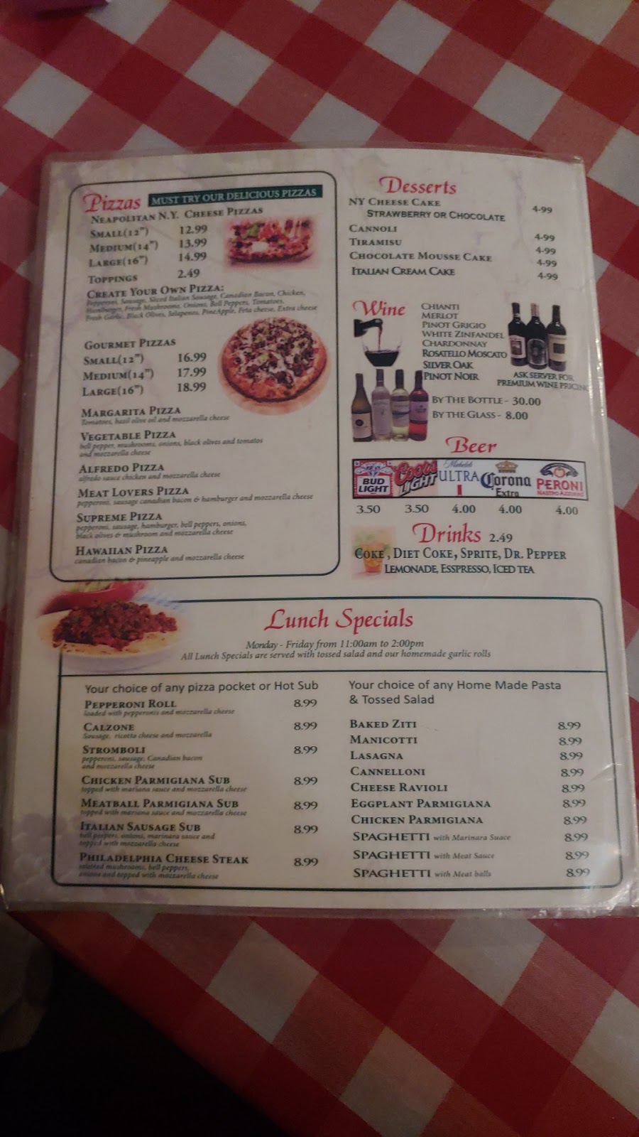 Diarti Italian Cafe | restaurant | 2808 8th St, Woodward, OK 73801, USA | 5802545600 OR +1 580-254-5600