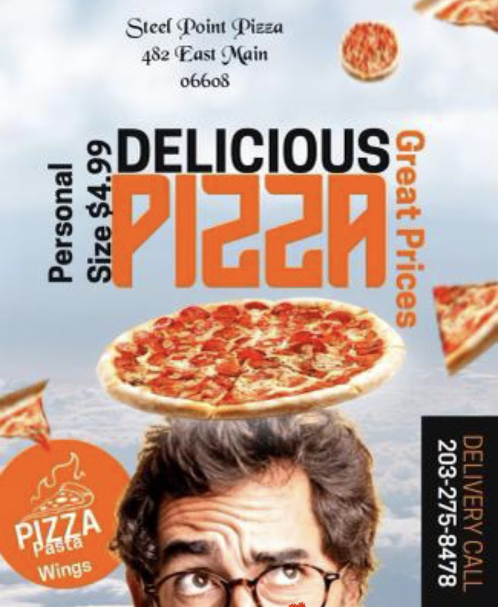 Steel-Point Pizza | restaurant | 482 E Main St, Bridgeport, CT 06608, USA | 2032758478 OR +1 203-275-8478