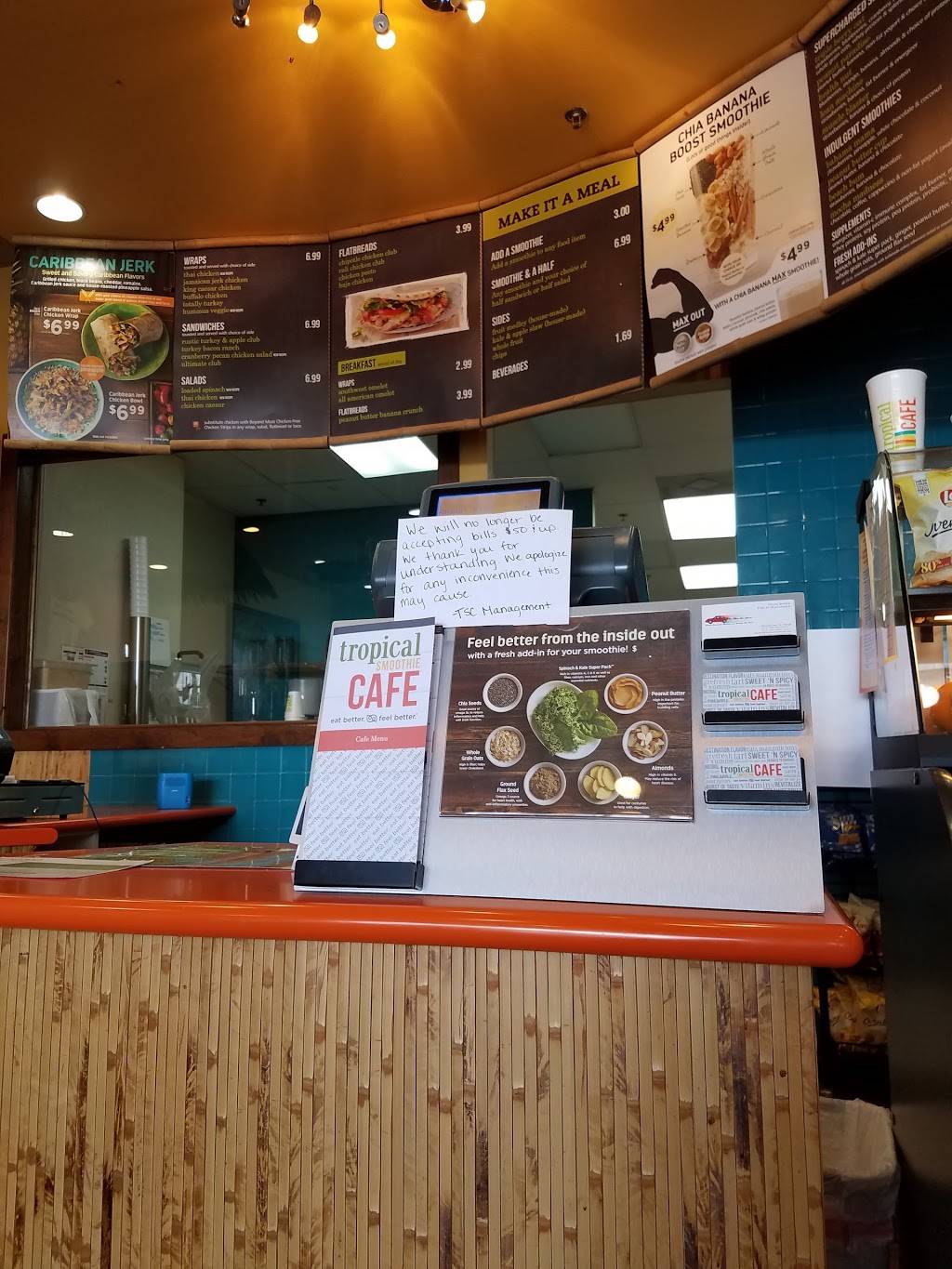 Tropical Smoothie Cafe | restaurant | 1465 E Whitestone Blvd, Cedar Park, TX 78613, USA | 5122595472 OR +1 512-259-5472