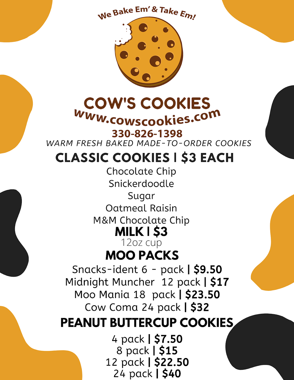 Cows Cookies | restaurant | 4867 Fulton Dr NW, Canton, OH 44718, USA | 3308261398 OR +1 330-826-1398