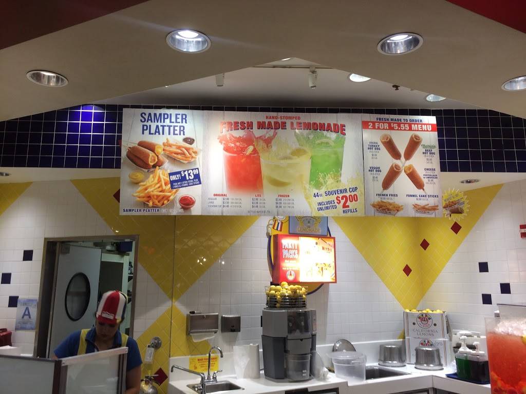 Hot Dog on a Stick | restaurant | Inland Center, 110 Inland Center Dr J, San Bernardino, CA 92408, USA | 9098899474 OR +1 909-889-9474