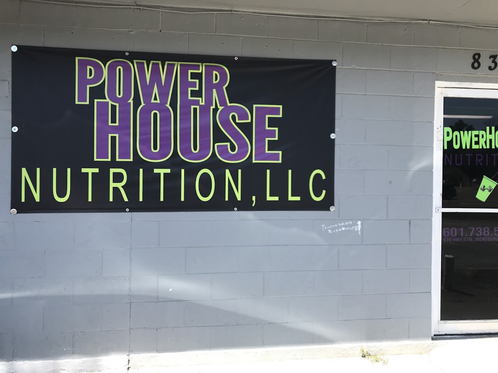 Powerhouse Nutrition | restaurant | 835 US-61 N, Vicksburg, MS 39183, USA | 6017385650 OR +1 601-738-5650