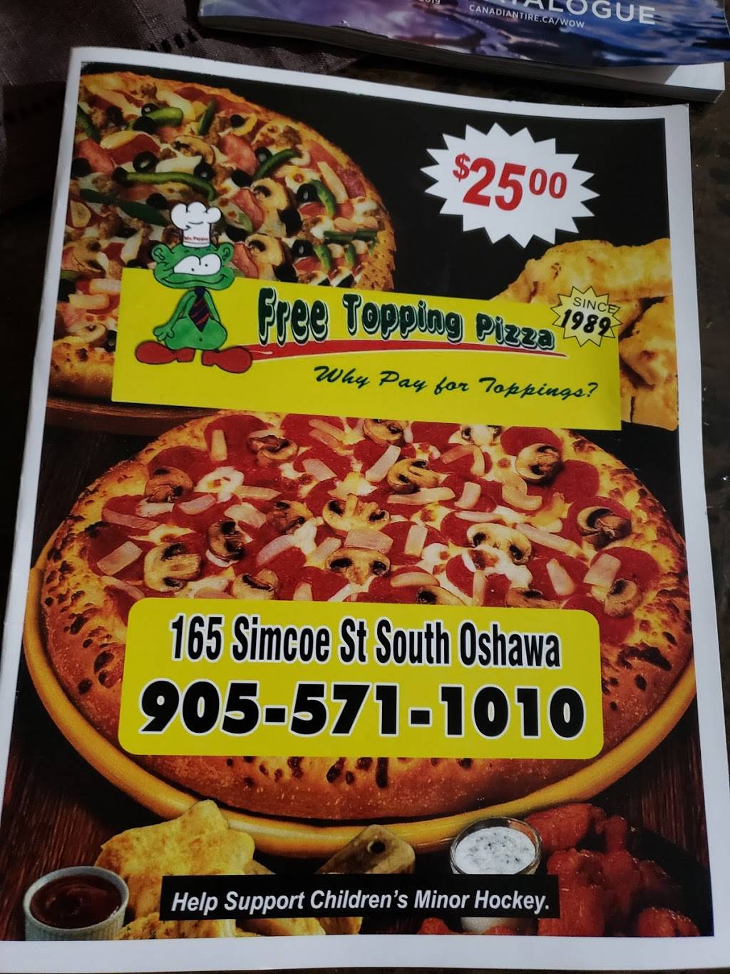 Free Topping Pizza | restaurant | 165 Simcoe St S, Oshawa, ON L1H 4G8, Canada | 9055711010 OR +1 905-571-1010