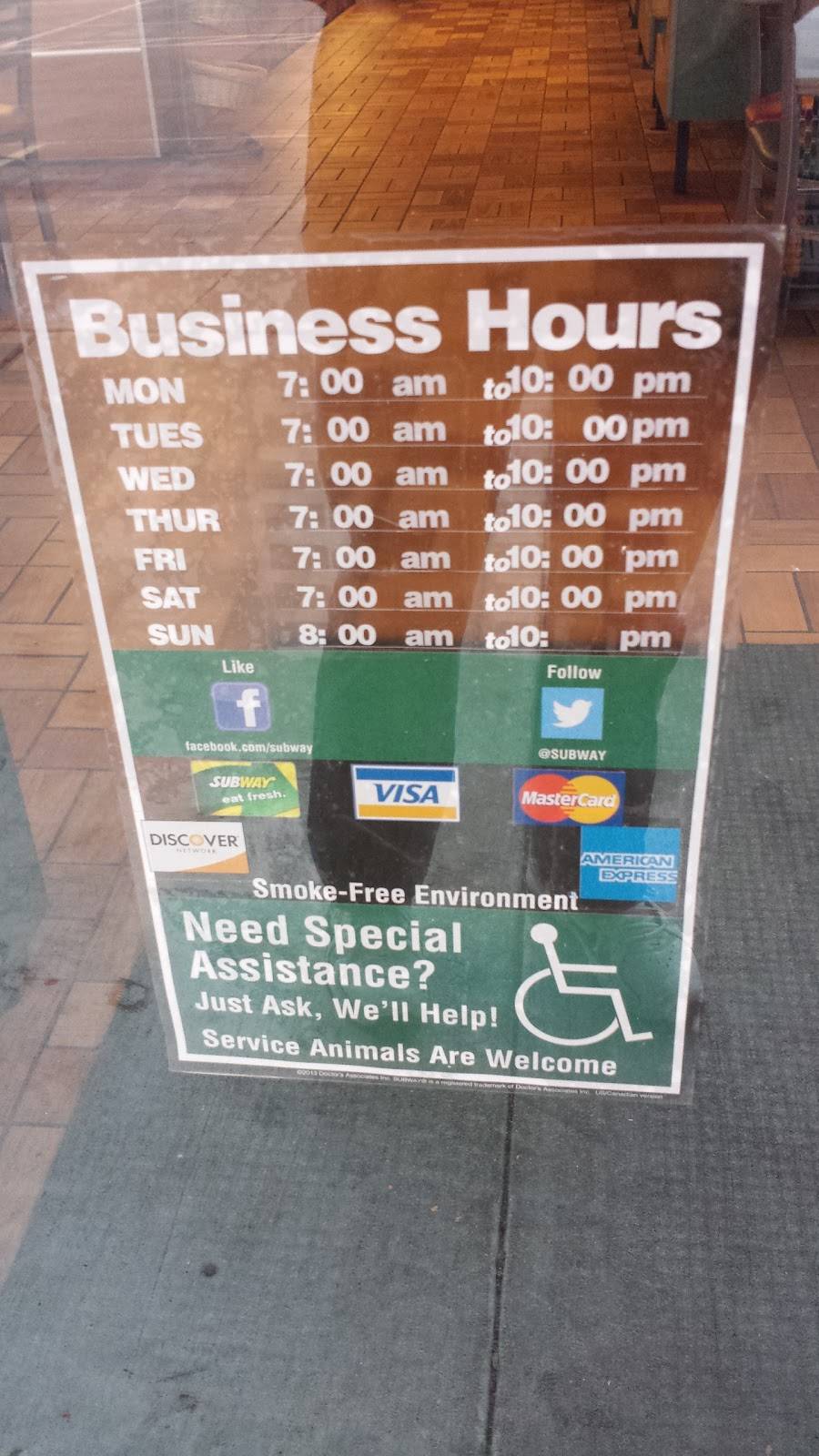 Subway Restaurants | restaurant | 204 N Greenville Ave, Towne Ctr Ste 210, Allen, TX 75002, USA | 9727271949 OR +1 972-727-1949