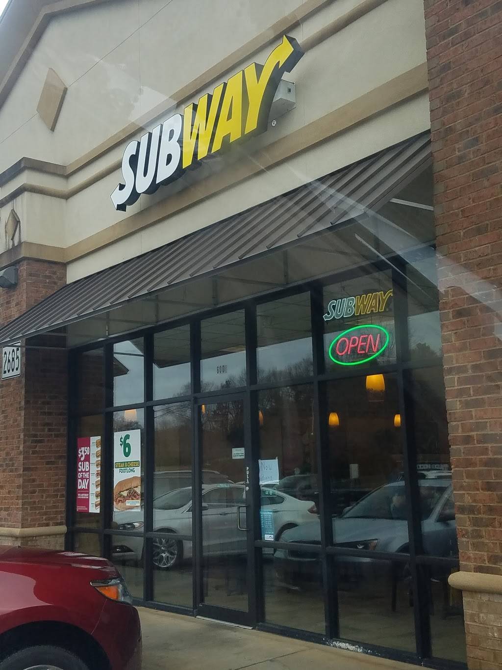 Subway | restaurant | 2669 Buford Hwy NE, Buford, GA 30518, USA | 7709327754 OR +1 770-932-7754