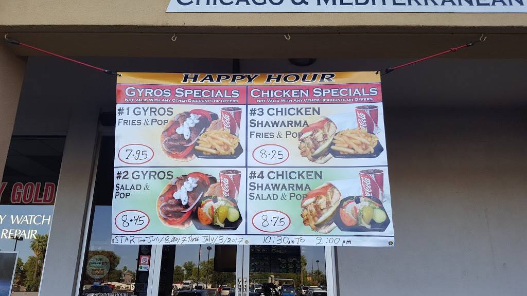 Chicago Gyros | restaurant | 4730 E Indian School Rd #117, Phoenix, AZ 85018, USA | 6025850608 OR +1 602-585-0608