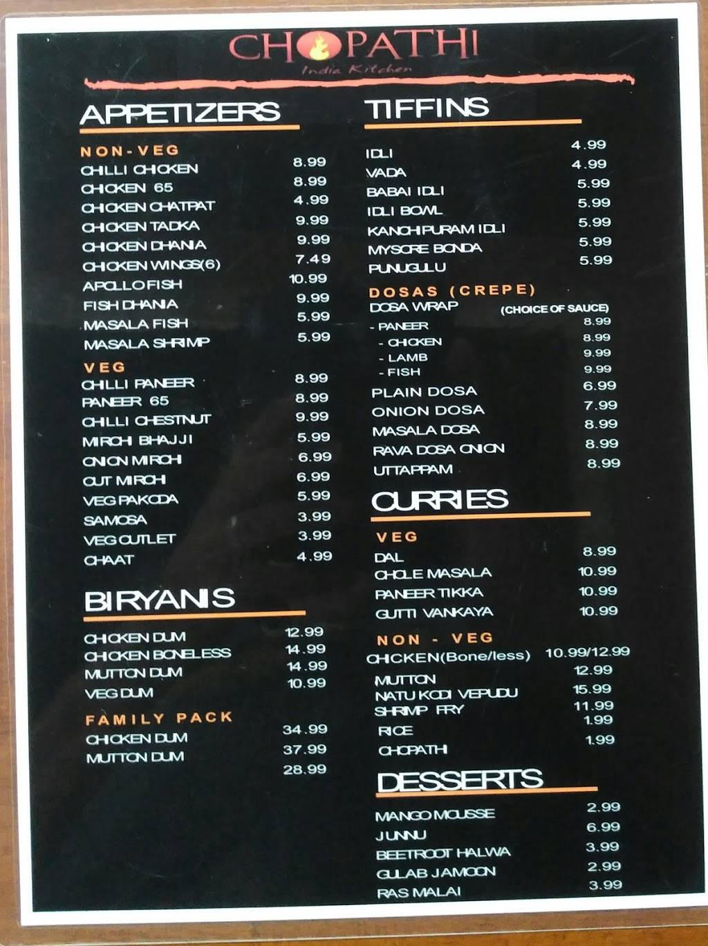 Chopathi India Kitchen | restaurant | 18280 Contour Rd, Gaithersburg, MD 20877, USA | 2407802020 OR +1 240-780-2020