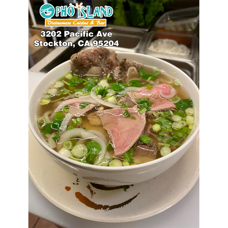 Pho Island | restaurant | 3202 Pacific Ave, Stockton, CA 95204, USA | 2093950188 OR +1 209-395-0188