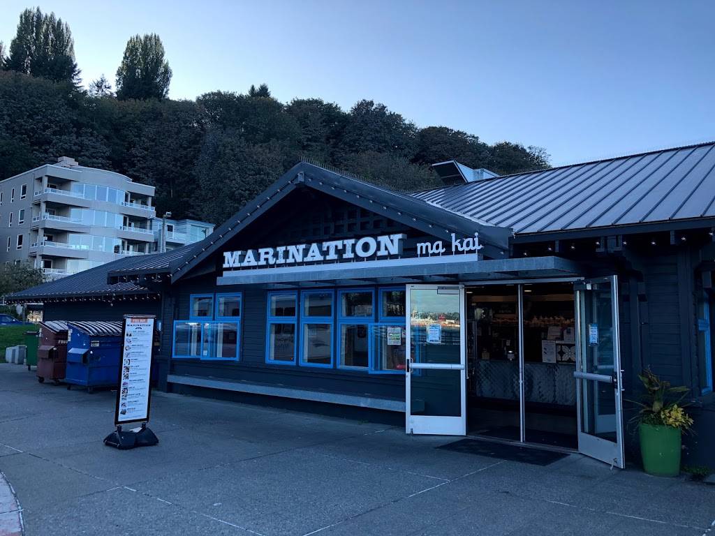 Marination Ma Kai | restaurant | 1660 Harbor Ave SW, Seattle, WA 98126, USA | 2063288226 OR +1 206-328-8226