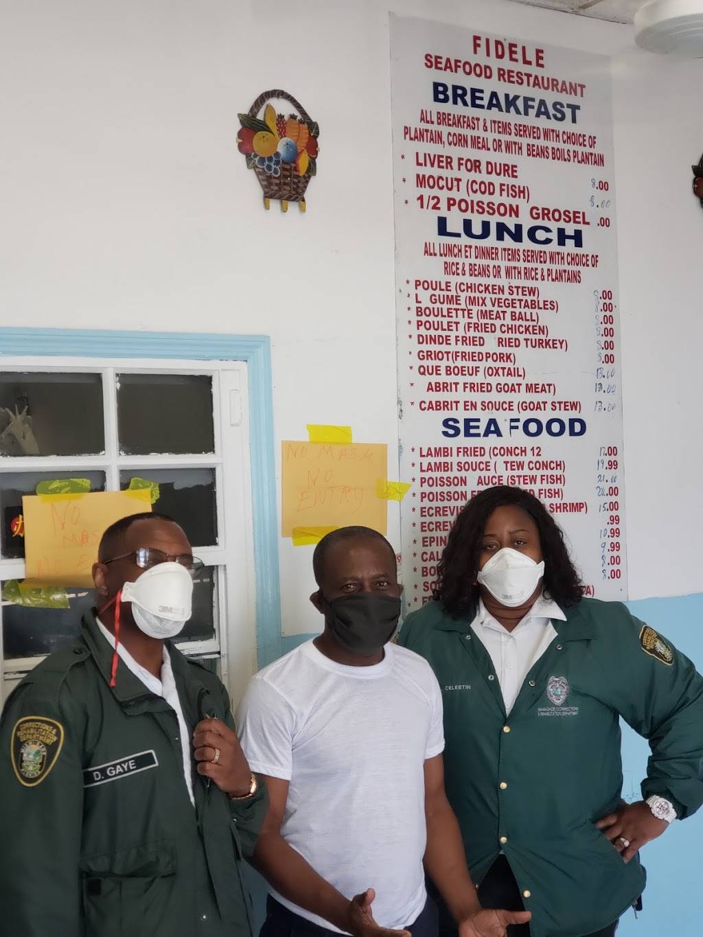 Fidele-la Seafood Restaurant | restaurant | North Miami, FL 33161, USA | 3059812302 OR +1 305-981-2302