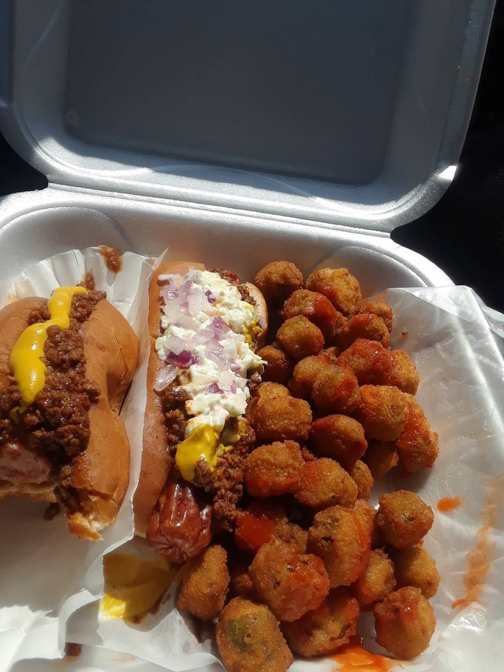 The Great American Hot Dog House | restaurant | 5246 Bouldercrest Rd, Ellenwood, GA 30294, USA | 6784224647 OR +1 678-422-4647