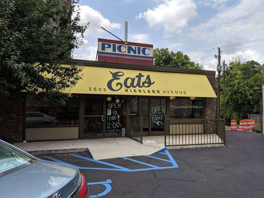 EATS Highland | restaurant | 2608 Highland Ave, Birmingham, AL 35205, USA | 2054075263 OR +1 205-407-5263