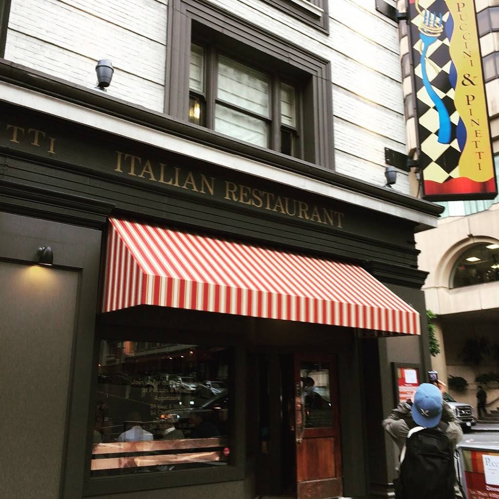 Puccini & Pinetti | restaurant | 129 Ellis St, San Francisco, CA 94102, USA | 4153925500 OR +1 415-392-5500