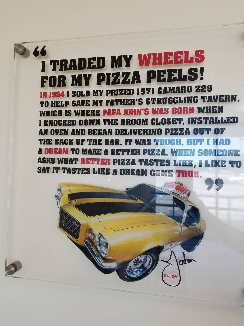 Papa Johns Pizza | restaurant | 11671 Fox Rd, Indianapolis, IN 46236, USA | 3178269595 OR +1 317-826-9595