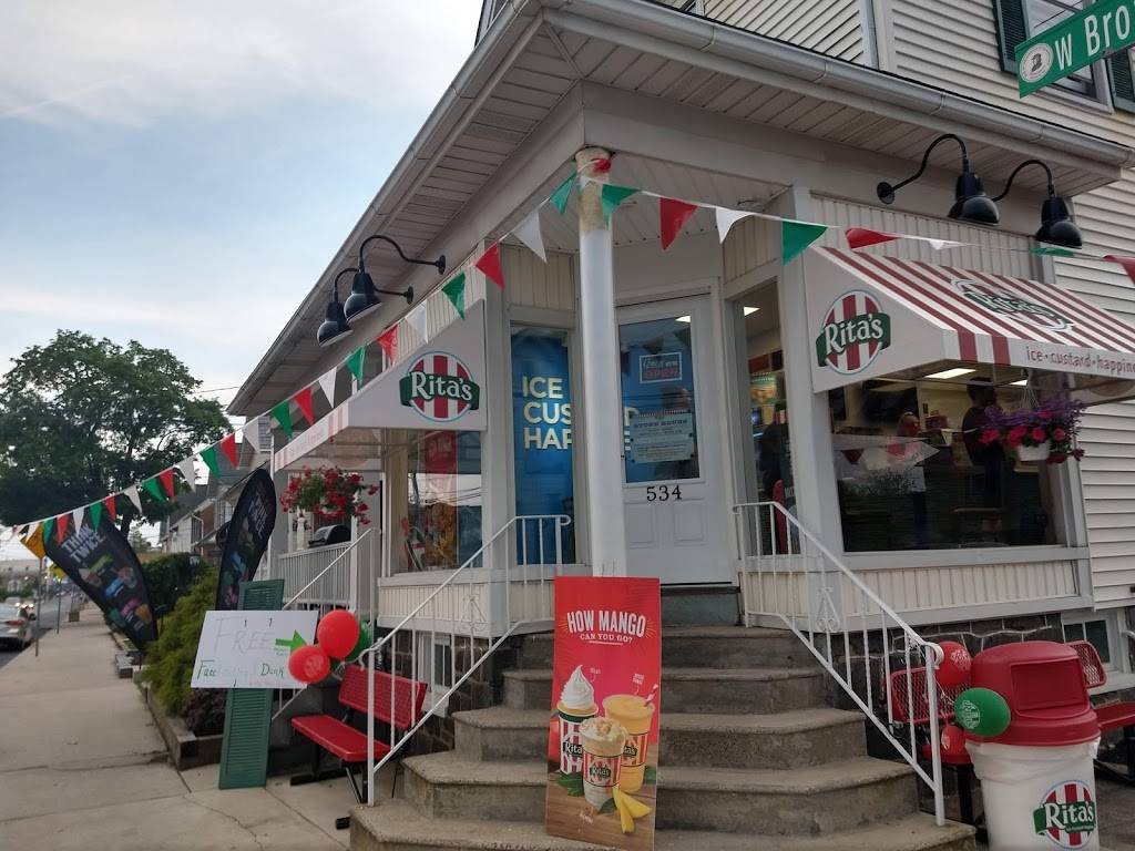 Ritas Italian Ice & Frozen Custard | restaurant | 534 W Broad St, Quakertown, PA 18951, USA | 2673739120 OR +1 267-373-9120