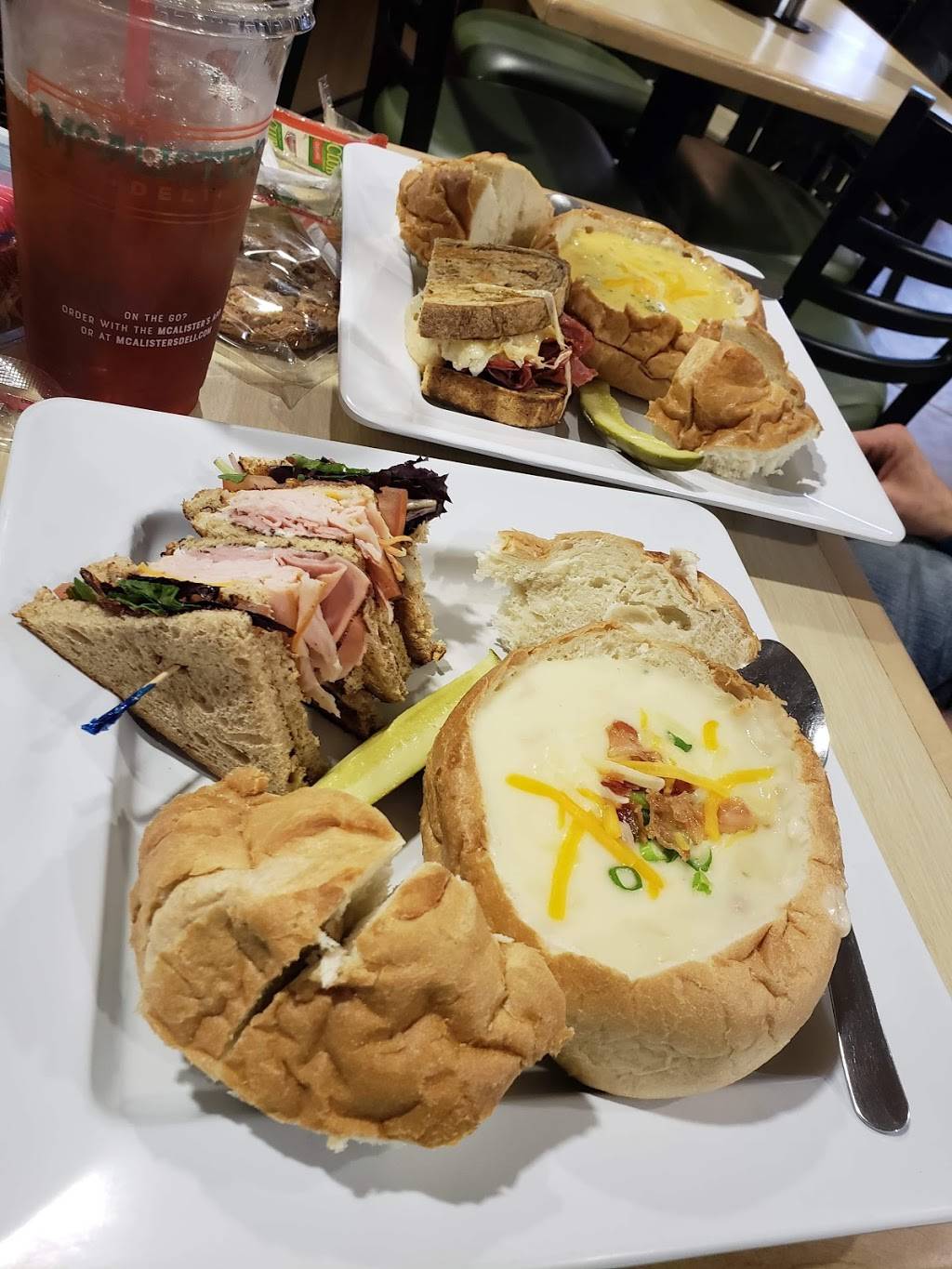 McAlisters Deli | restaurant | 2300 Hardy St, Hattiesburg, MS 39401, USA | 6015451876 OR +1 601-545-1876