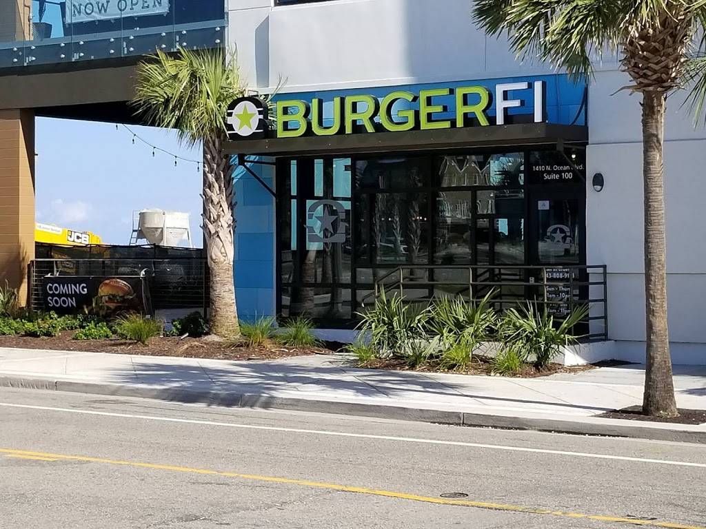 BurgerFi | restaurant | 1410 N Ocean Blvd # 100, Myrtle Beach, SC 29577, USA | 8438089118 OR +1 843-808-9118