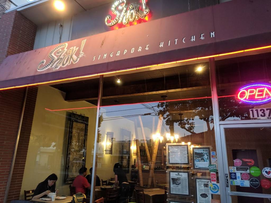 Shiok! Singapore Kitchen | restaurant | 1137 Chestnut St, Menlo Park, CA 94025, USA | 6508389448 OR +1 650-838-9448
