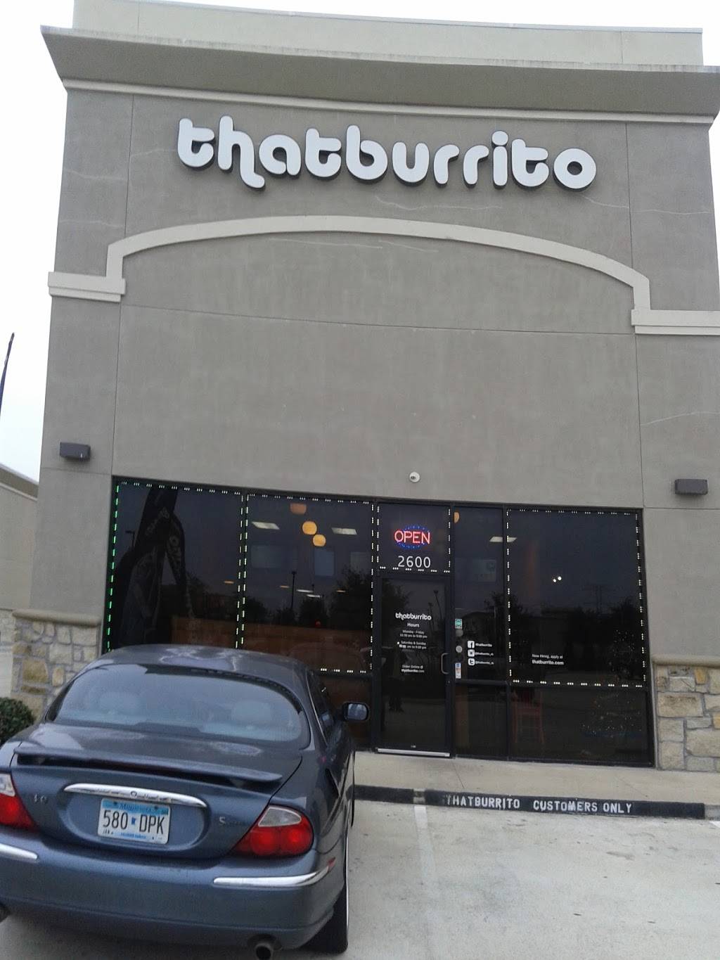 thatburrito | restaurant | 9522 N Sam Houston Pkwy E #2600, Humble, TX 77396, USA | 2813728568 OR +1 281-372-8568