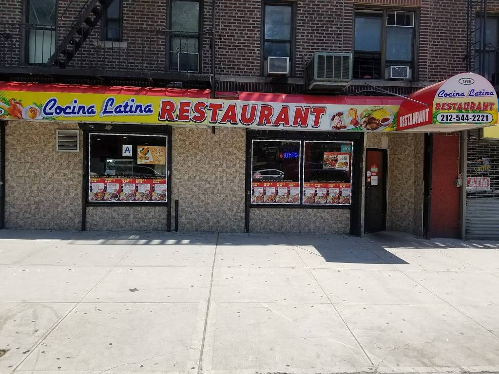 Cocina Latina | restaurant | 4986 Broadway, New York, NY 10034, USA | 2125442221 OR +1 212-544-2221