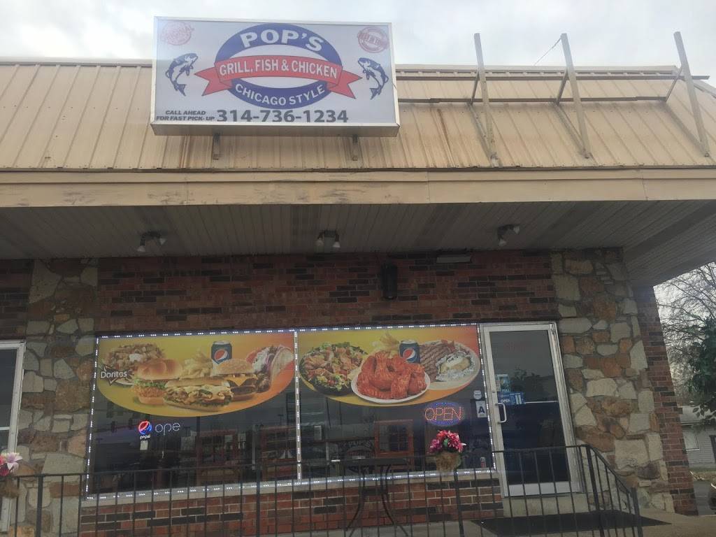 Pops Grill, Fish & Chicken | restaurant | 8141 N Lindbergh Blvd, Florissant, MO 63031, USA | 3147361234 OR +1 314-736-1234