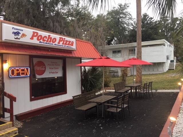Famous pocho pizza | restaurant | 1516 SW 3rd Ave, Ocala, FL 34471, USA | 3526202115 OR +1 352-620-2115