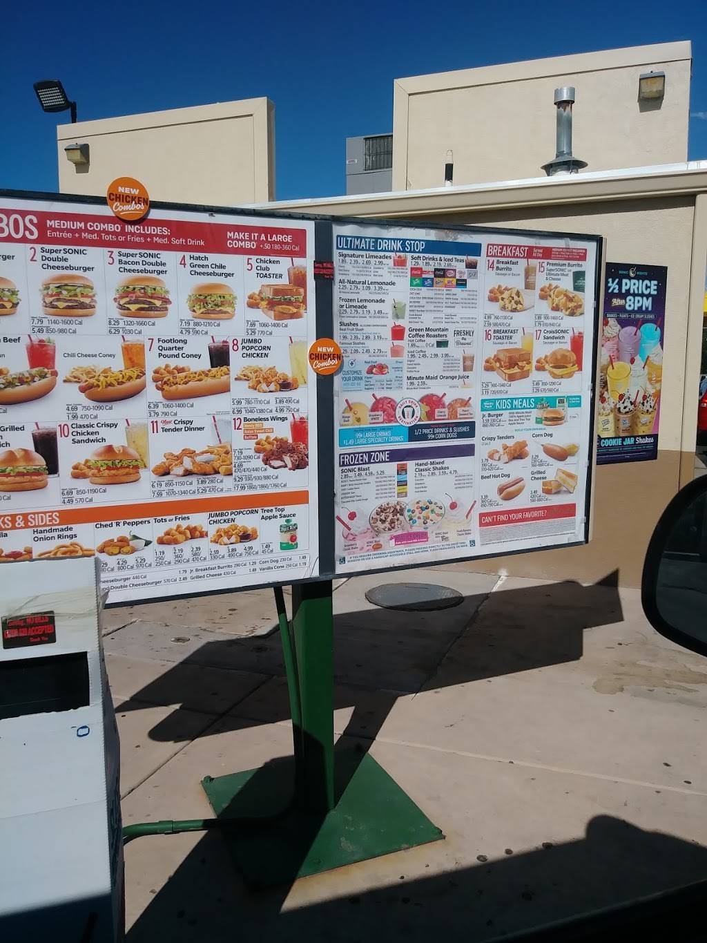 Sonic Drive-In | restaurant | 2703 Isleta Blvd SW, Albuquerque, NM 87105, USA | 5058731213 OR +1 505-873-1213