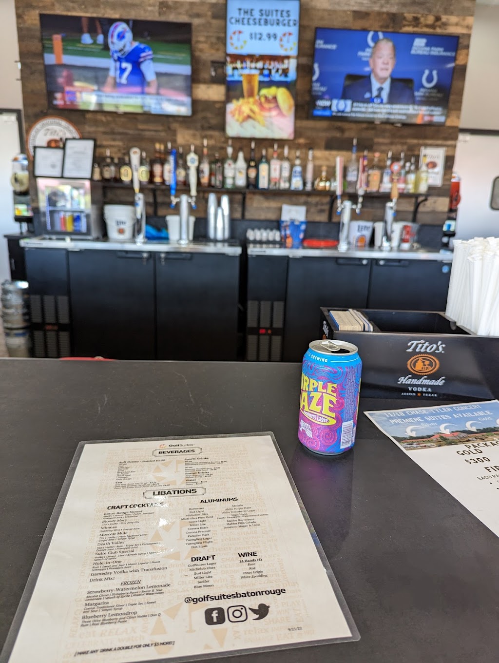 GolfSuites Baton Rouge | restaurant | 8181 Siegen Ln, Baton Rouge, LA 70810, USA | 2252184570 OR +1 225-218-4570