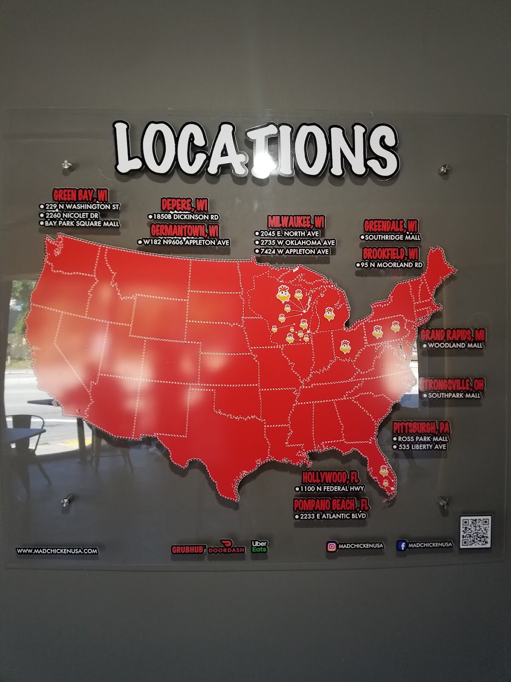 Mad Chicken | restaurant | 1100 N Federal Hwy, Hollywood, FL 33020, USA | 9545054695 OR +1 954-505-4695