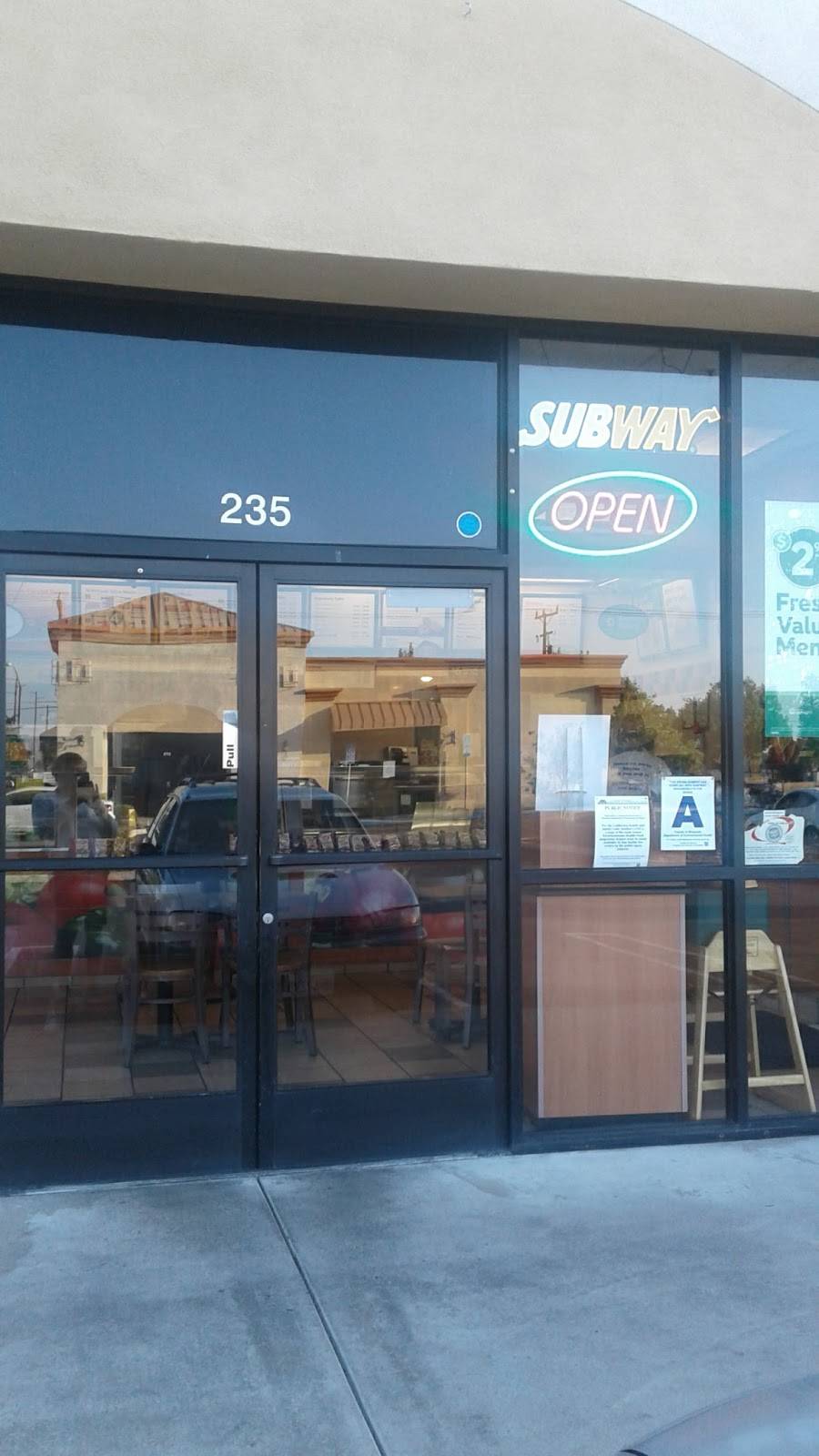 Subway | restaurant | 235 N Sanderson Ave Suite C-1 Winston Plaza, Hemet, CA 92545, USA | 9516581281 OR +1 951-658-1281