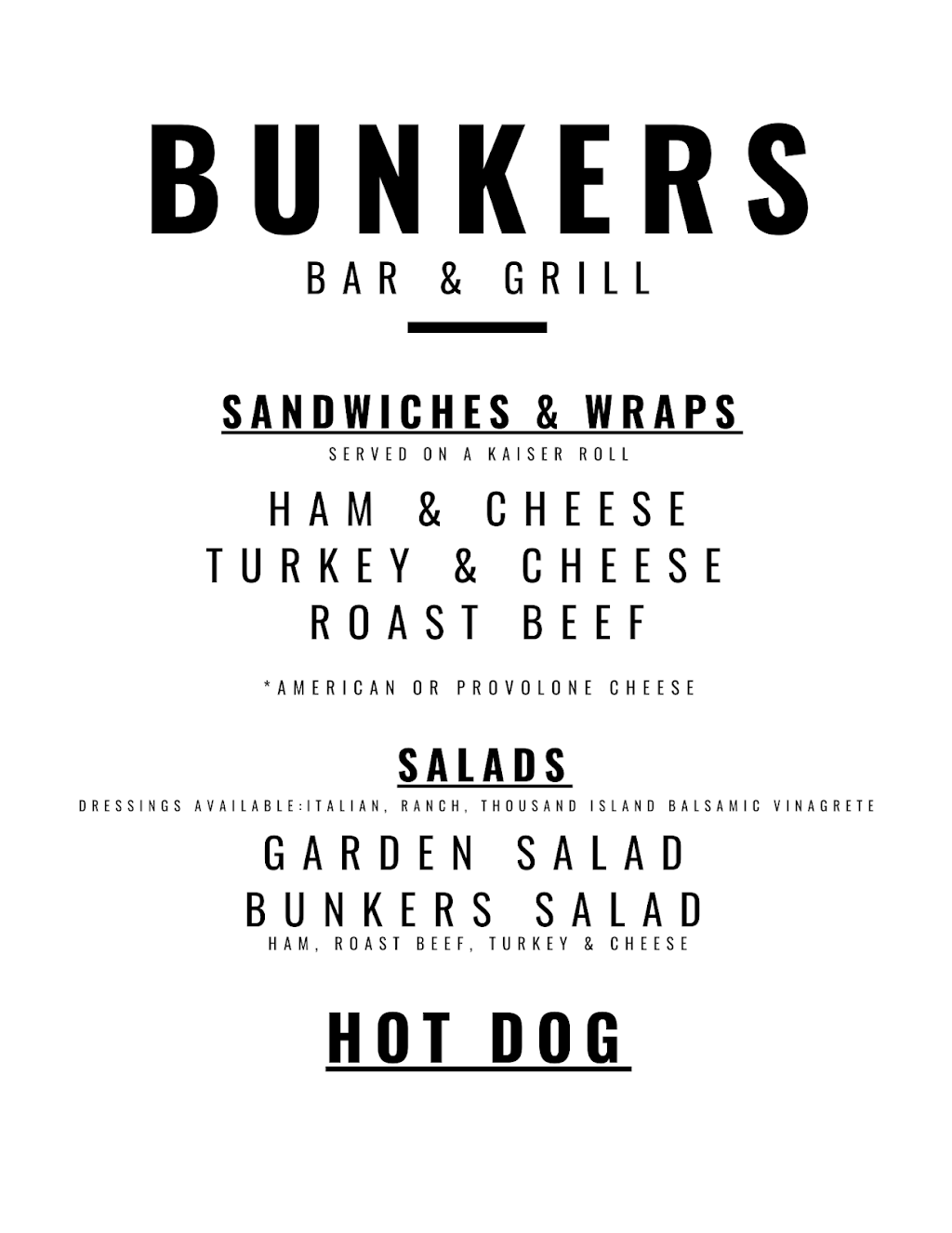 Bunkers Bar & Grill | restaurant | 154 Eaton St, Gardner, MA 01440, USA | 9784105197 OR +1 978-410-5197