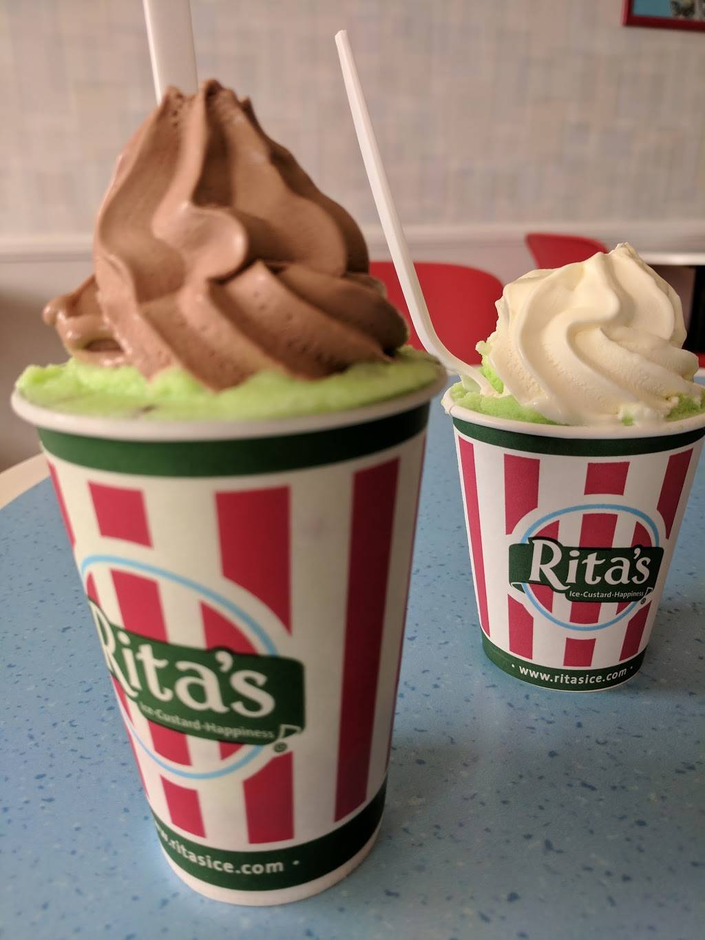 Ritas Italian Ice & Frozen Custard | restaurant | 345 Western Blvd, Jacksonville, NC 28546, USA | 9102191300 OR +1 910-219-1300