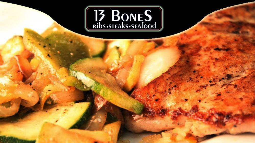 13 Bones Restaurant | restaurant | 502 S Andy Griffith Pkwy, Mt Airy, NC 27030, USA | 3367861313 OR +1 336-786-1313