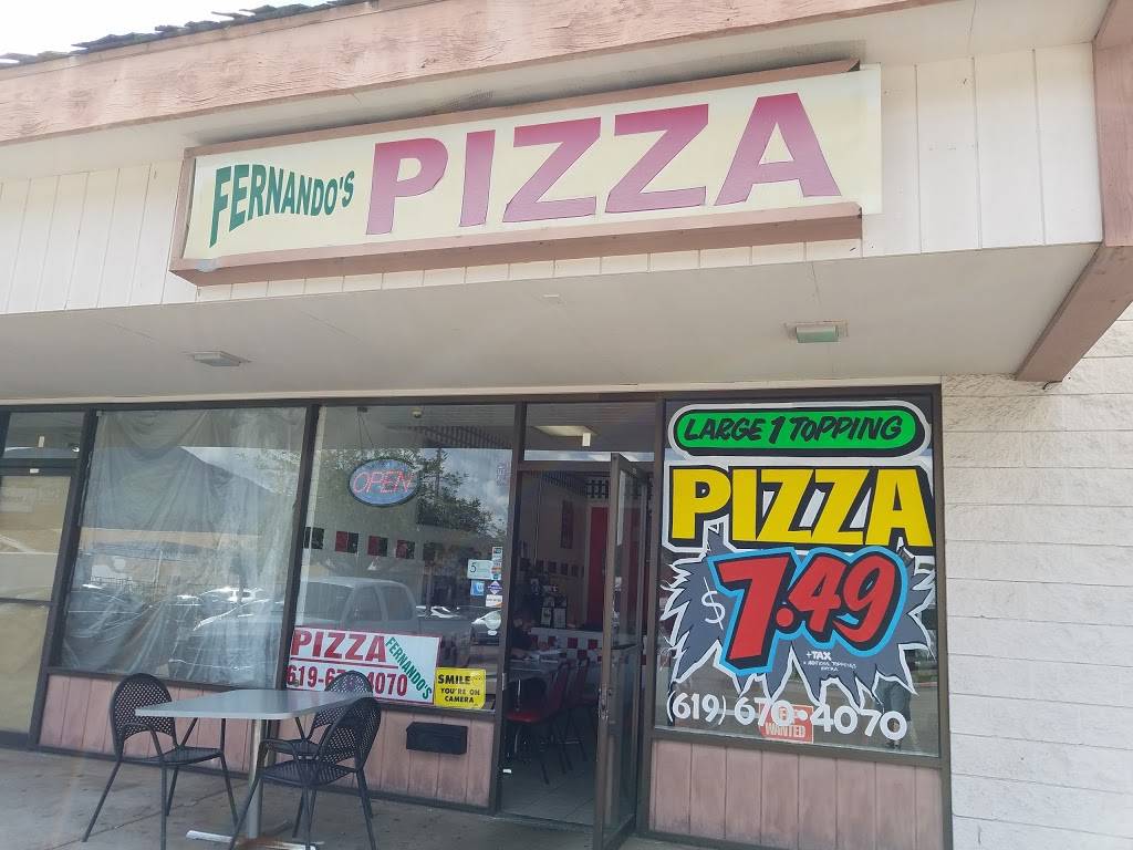 Fernandos Pizza | restaurant | 2778 Sweetwater Springs Blvd, Spring Valley, CA 91977, USA | 6196704070 OR +1 619-670-4070