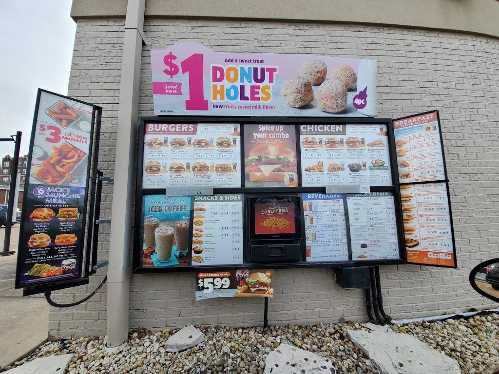 Jack in the Box | restaurant | 4111 Lindell Blvd, St. Louis, MO 63108, USA | 3146521649 OR +1 314-652-1649