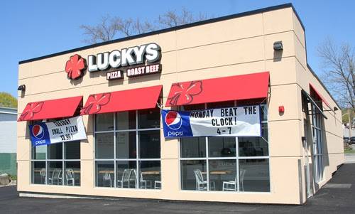 Luckys Pizza | restaurant | 251 Primrose St, Haverhill, MA 01830, USA | 9789147777 OR +1 978-914-7777