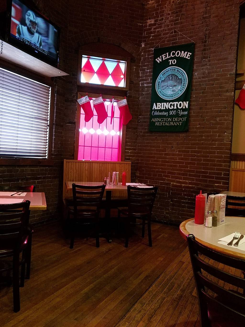 Abington Depot | restaurant | 101 Railroad St, Abington, MA 02351, USA | 7818713232 OR +1 781-871-3232