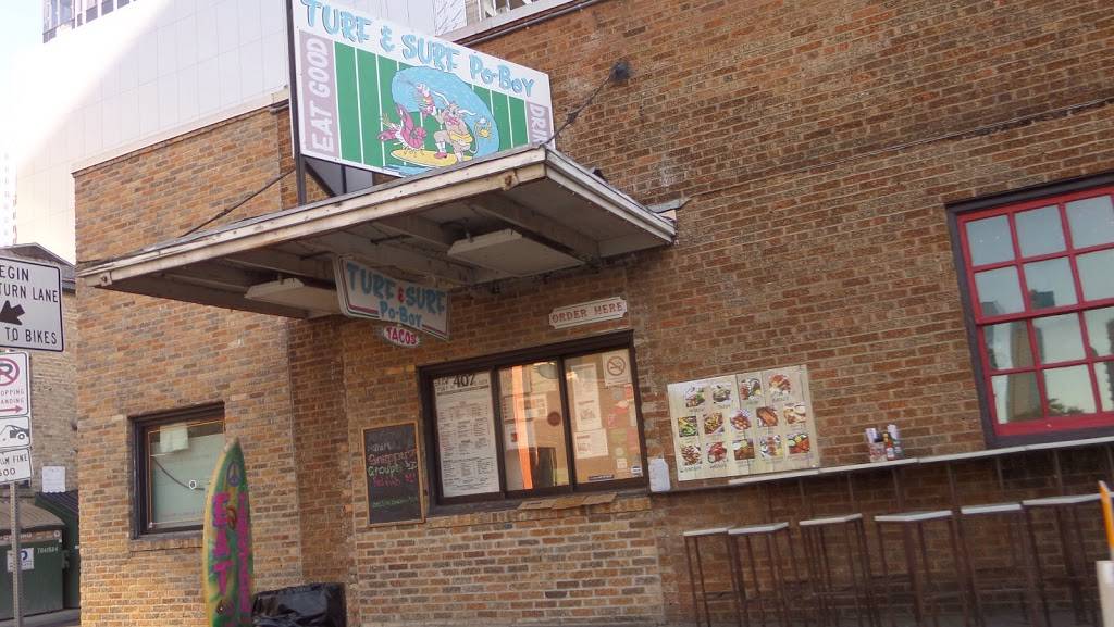 Turf N Surf Po Boy | restaurant | 407 Lavaca St, Austin, TX 78701, USA | 5122762763 OR +1 512-276-2763