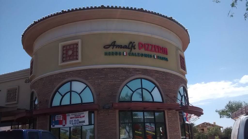 Amalfi Pizzeria | restaurant | 4991 S Alma School Rd #12, Chandler, AZ 85248, USA | 4808958200 OR +1 480-895-8200