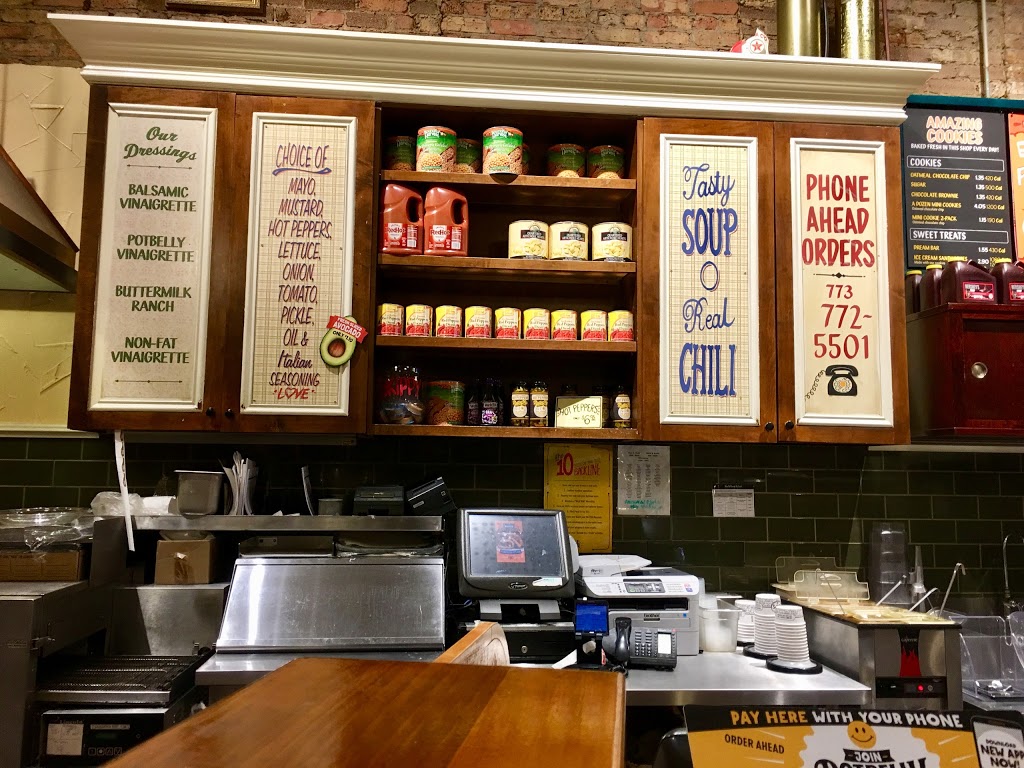 Potbelly Sandwich Shop | restaurant | 1625 N Damen Ave., Chicago, IL 60647, USA | 7737725501 OR +1 773-772-5501