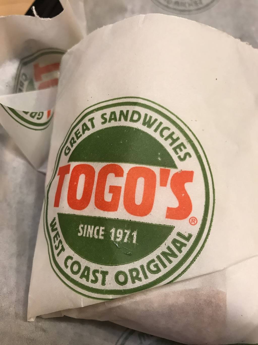 TOGOS Sandwiches | meal takeaway | 4311 Town Center Blvd #440, El Dorado Hills, CA 95762, USA | 9169396760 OR +1 916-939-6760