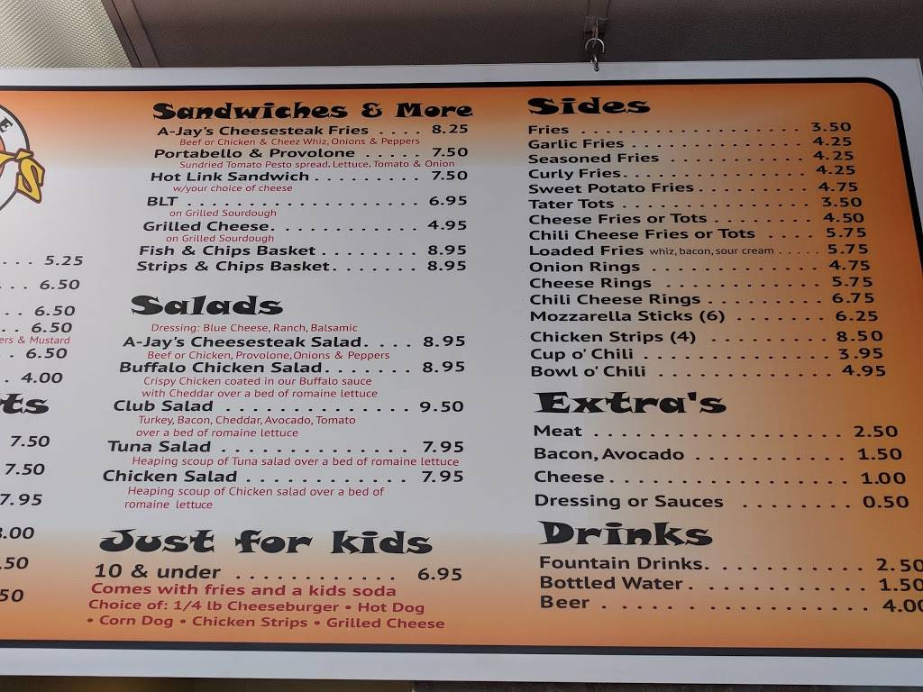 A-Jays Cheesesteaks | restaurant | 1340 1st St, Gilroy, CA 95020, USA | 4084278888 OR +1 408-427-8888