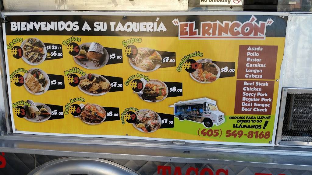 Taqueria El Rincón | restaurant | 400 W Britton Rd, Oklahoma City, OK 73114, USA | 4055498168 OR +1 405-549-8168