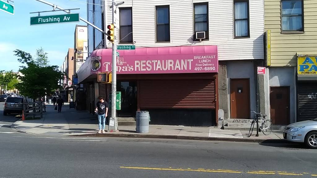 Tinas Place | restaurant | 1002 Flushing Ave, Brooklyn, NY 11206, USA | 7184976890 OR +1 718-497-6890