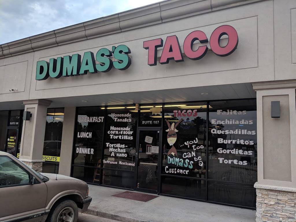 Dumass Taco | restaurant | 25435 FM2978 #107, Tomball, TX 77375, USA | 2812559444 OR +1 281-255-9444