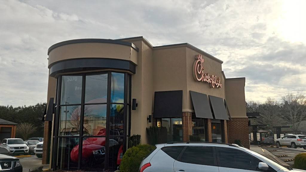 Chick-fil-A | restaurant | 3070 Eagle Dr, Woodstock, GA 30189, USA | 6784450330 OR +1 678-445-0330