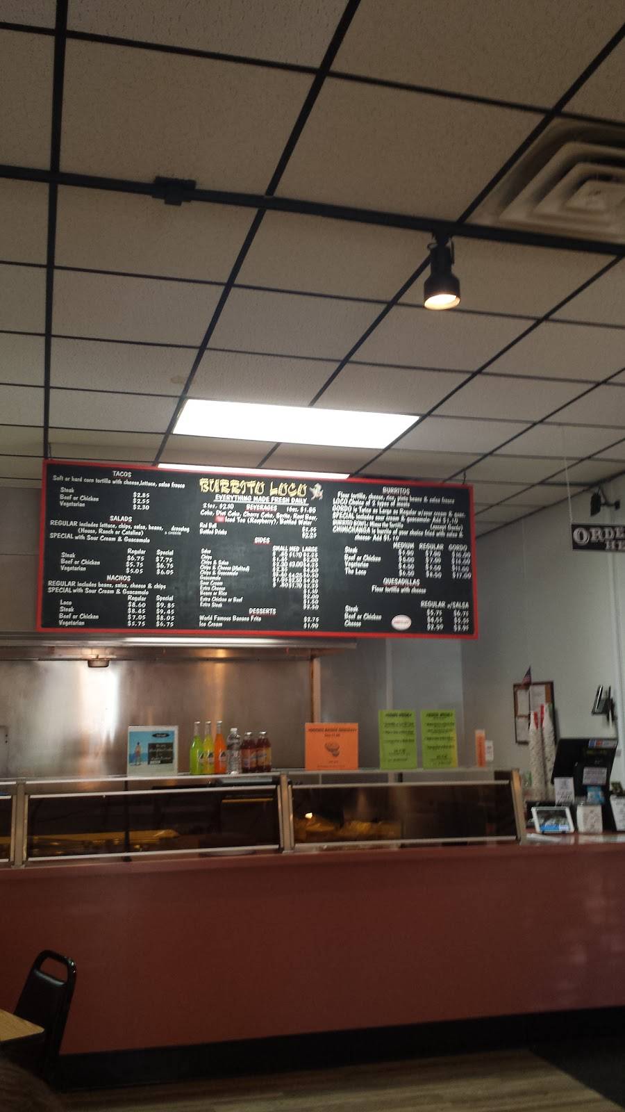 Burrito Loco | restaurant | 701 S High St, West Chester, PA 19382, USA | 6109181112 OR +1 610-918-1112